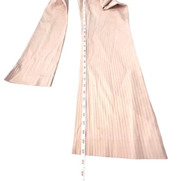 Marc Jacobs Striped Pants Women Size 6 NWT $228 Wide Leg Low Rise Pink Ribbon‎ - Picture 11 of 13